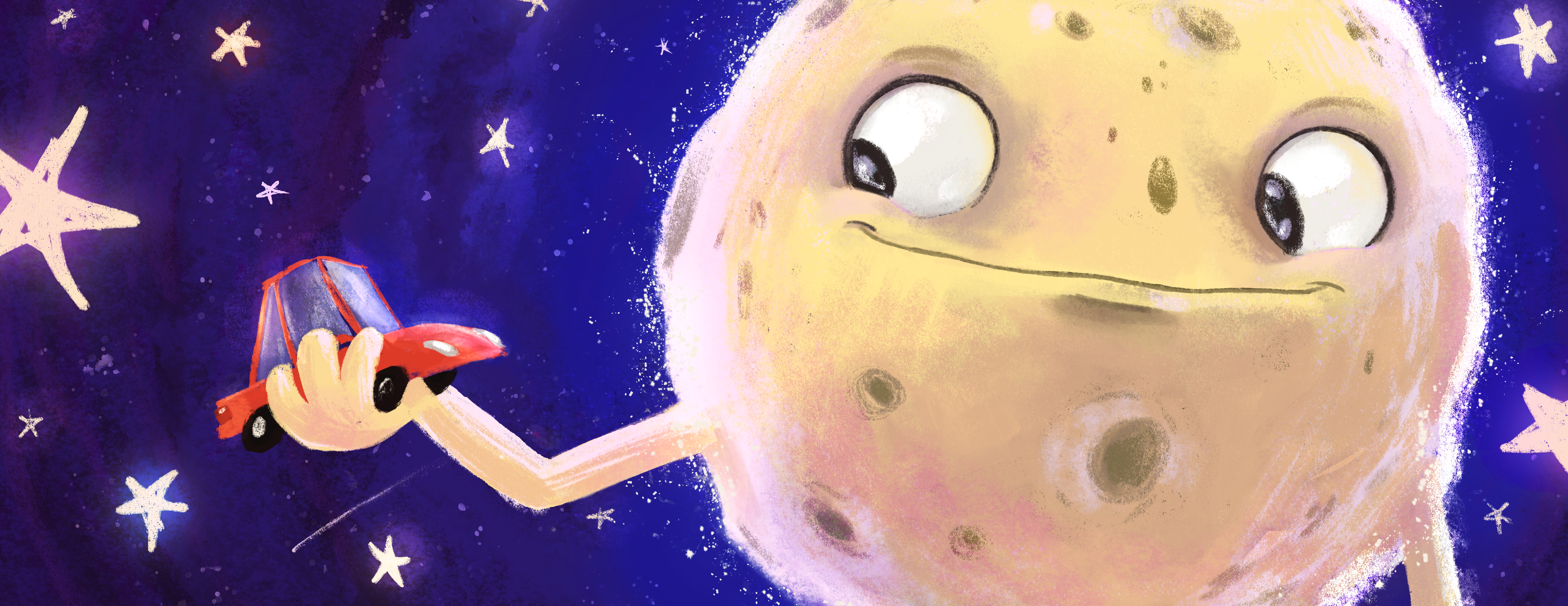 The Moon – Journey to the Moon Children’s Book Concept
