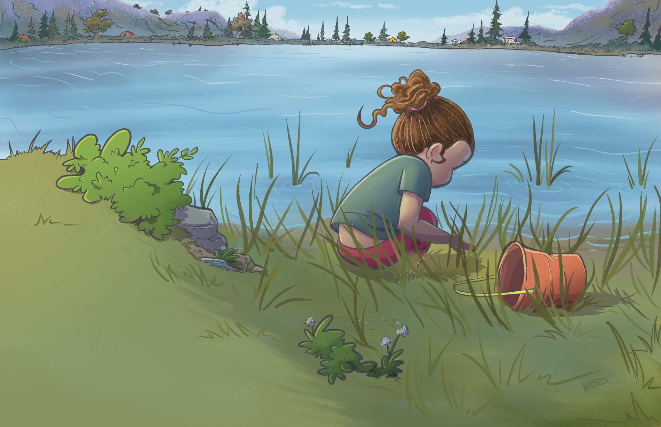 Little Girl at the Lake – Children’s Book