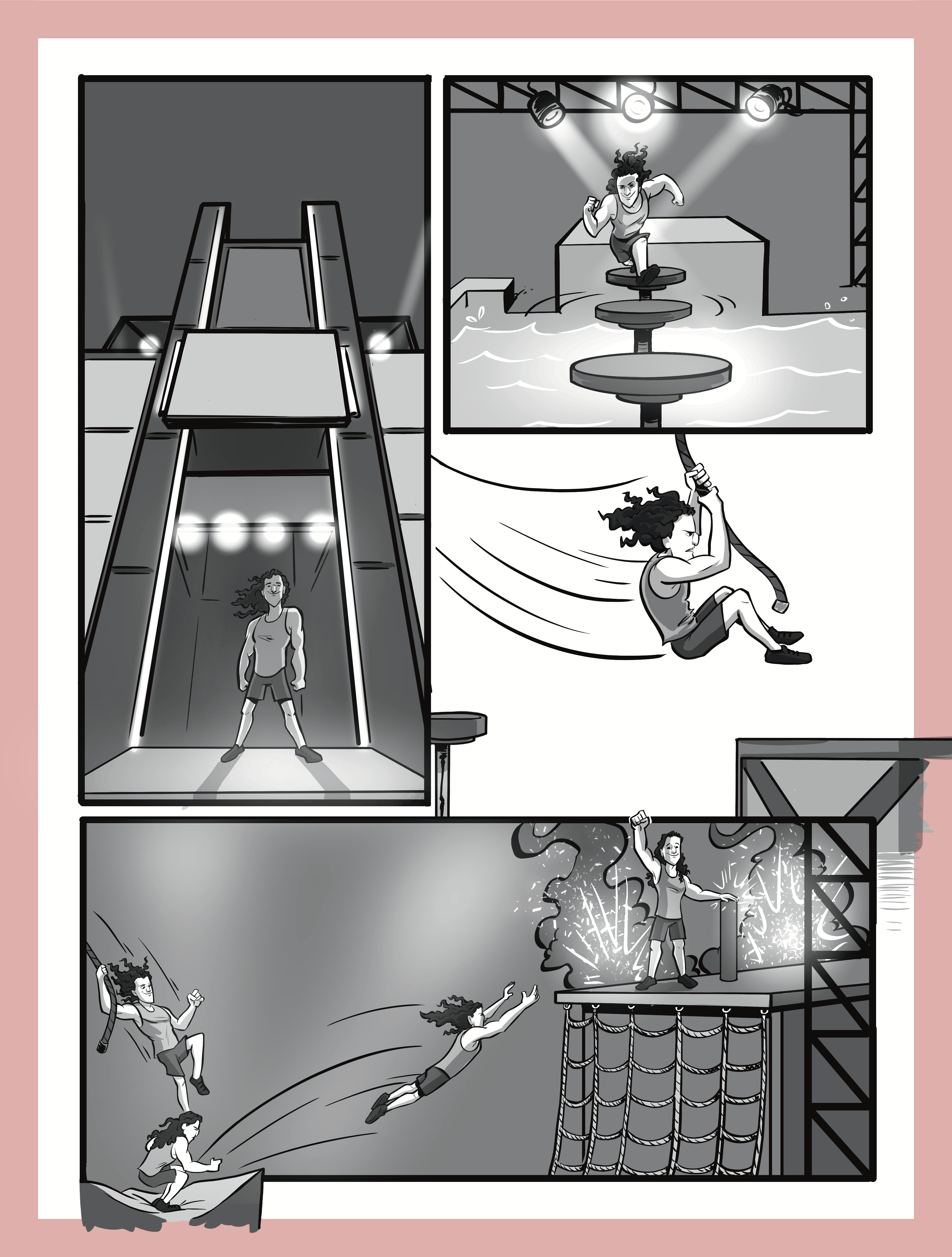 American Ninja Warrior – How to be a Kingdom Ninja Daniel Gil Illustrated by Brad Smith